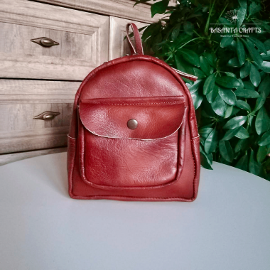 Leather Ladies Backpack - Small